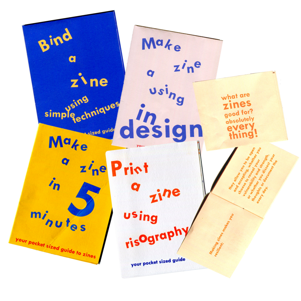✄ Helpful things: Zine Making Kits    You can now grab these tiny but equally vital tools to get you started on your own self publishing adventure. Perfect for pockets, taking to workshops or using in zine club. Buy    here   .